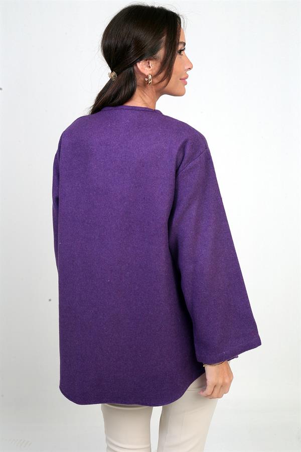 Gilet en cachemire 3 fils pour femme avec devant en dentelle