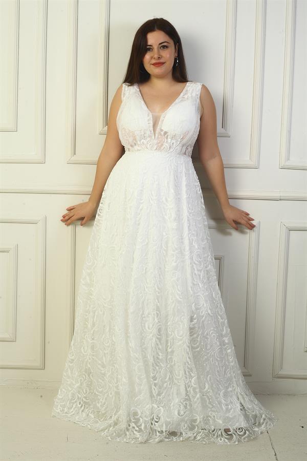 Robe de soirée longue pour femme, décolleté en V devant et dos, pli poitrine, laçage au dos, doublée, imprimé floqué pailleté