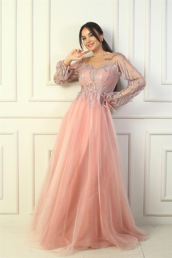 Robe de soirée longue à paillettes pour femme, avec lacets dans le dos et doublure scintillante