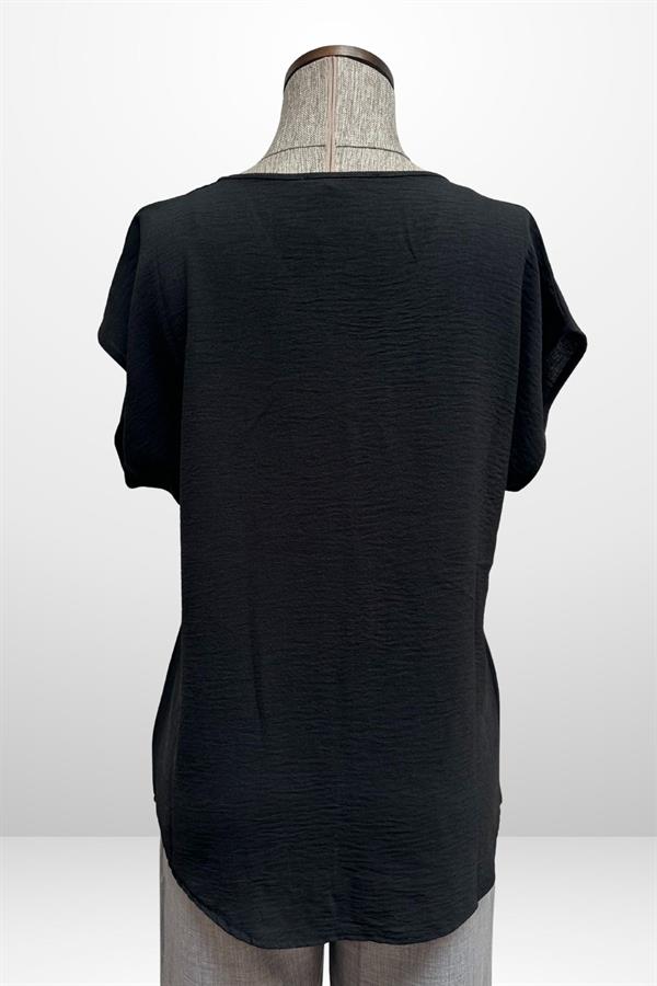 Kadın V Yaka Ayrobin Bluz