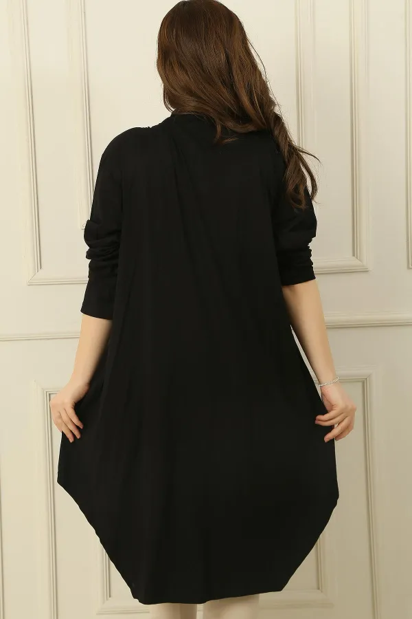 Cardigan combiné en viscose BB Turtle à col châle