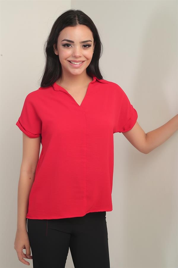Chemisier Ayrobin à col polo et manches doubles