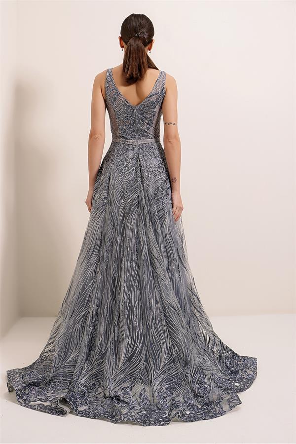 Simli Hayalet Tül Prenses Abiye