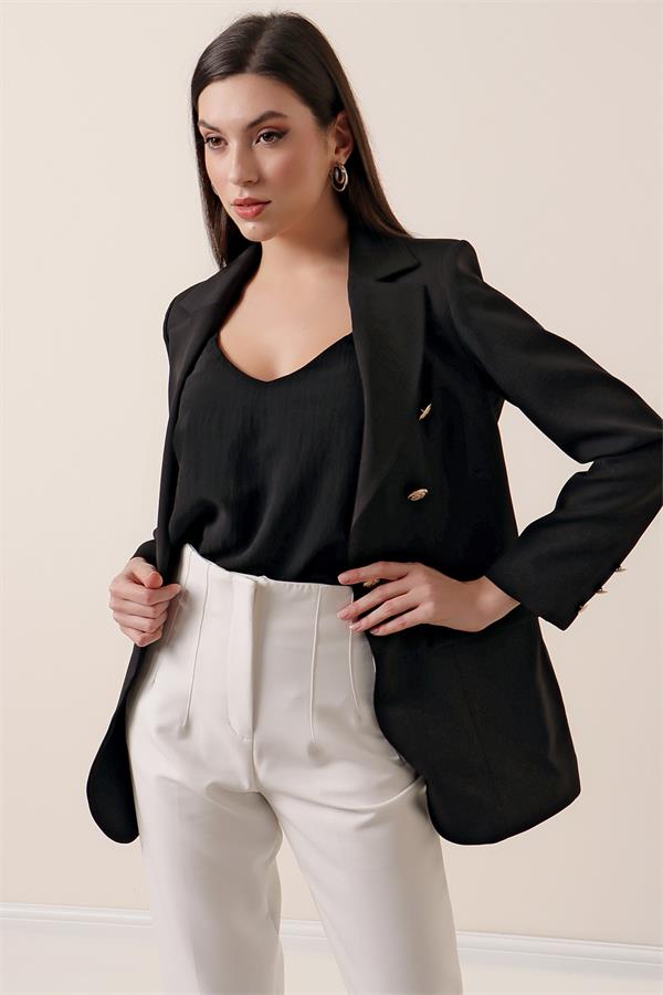 5-Button Lined Jacket