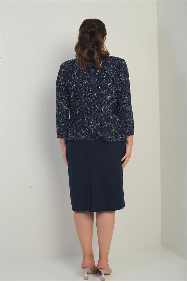 Robe sans manches pour femme, veste en tulle ornée de sequins et de perles, doublée, ensemble deux pièces grandes tailles