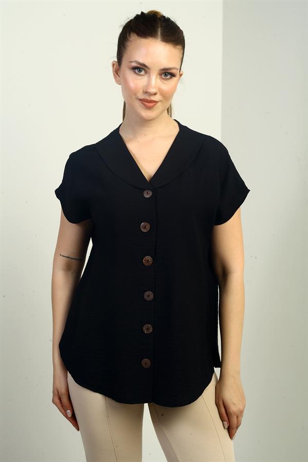 Women's Shawl Collar Oversize Shirt