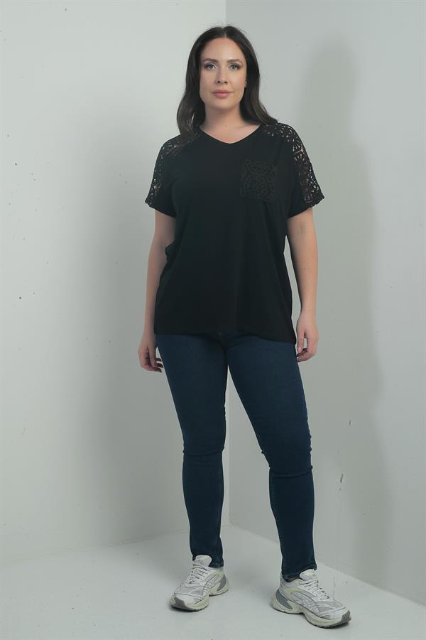 Jean taille haute à jambes droites en lycra pour femme, grandes tailles