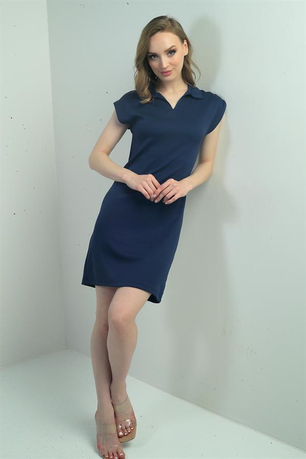 Kadın Polo Yaka Elbise