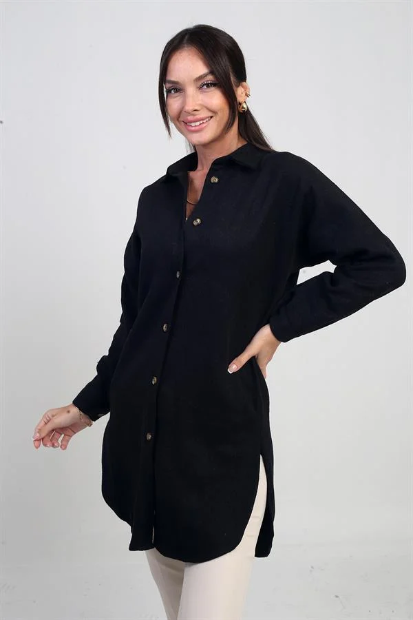 Tunique à fente latérale pour femme