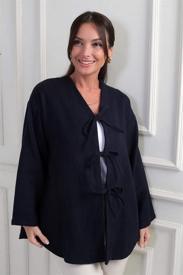 Gilet en cachemire 3 fils pour femme avec devant en dentelle