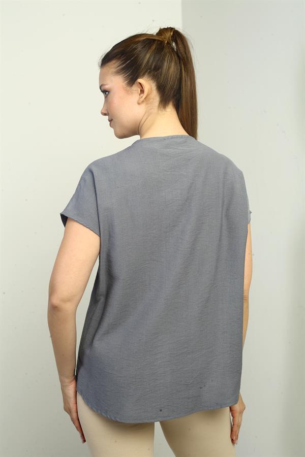 Women's Shawl Collar Oversize Shirt