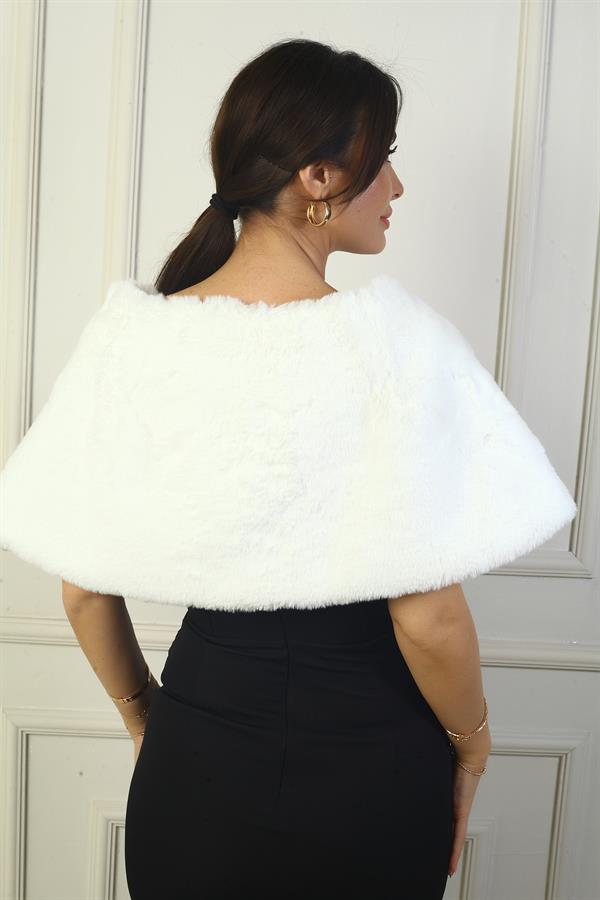 Boléro pour femme avec broche et doublure