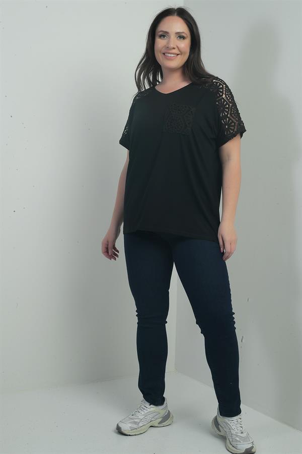 Jean taille haute à jambes droites en lycra pour femme, grandes tailles