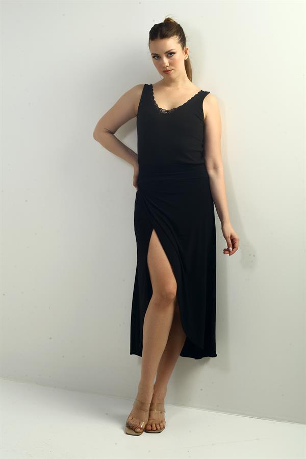 Jupe longue Sandy pour femme avec short intégré