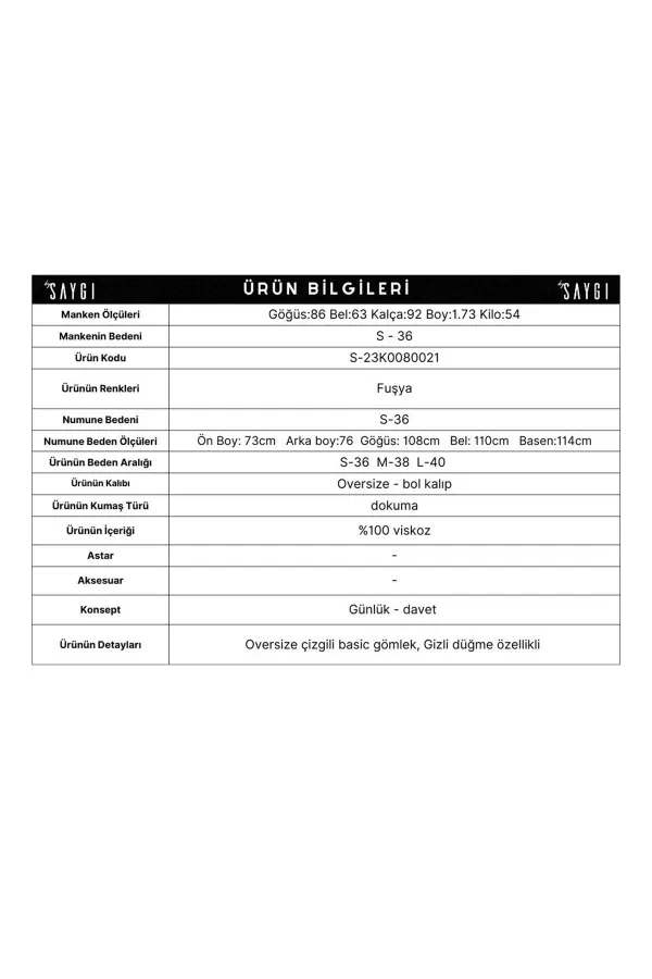 Oversized Shirt with Vertical Stripes