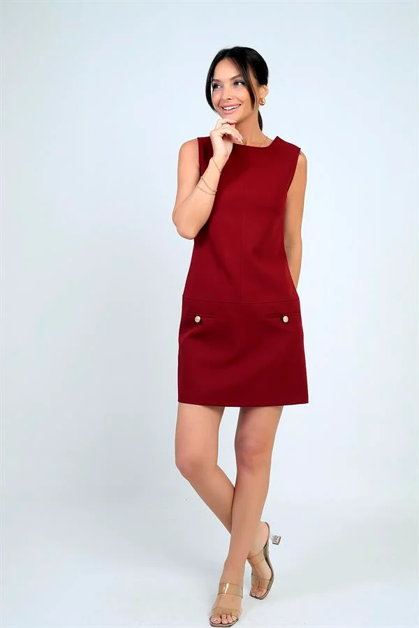 Kadın Fİloto Detaylı Kısa Elbise
