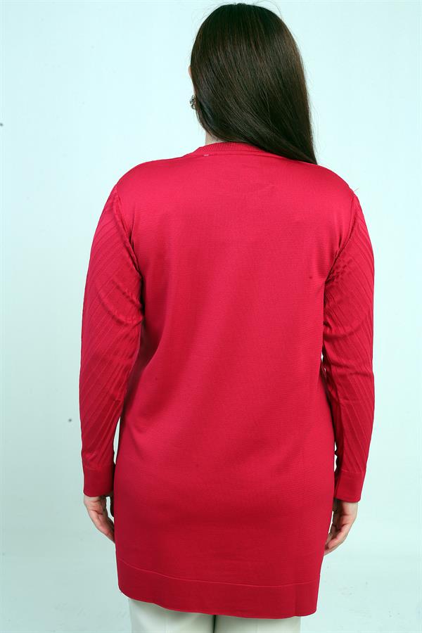 Blouse tunique grande taille à col rond pour femme