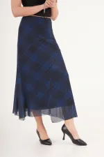 Jupe asymétrique à carreaux Saks Wholesale