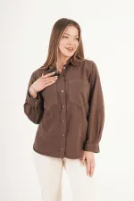 Çıtçıt Kapamalı Kahve Mevsimlik Toptan Ceket