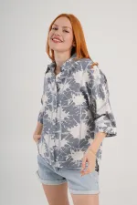 Desenli Toptan Füme Gömlek