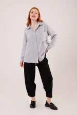 Salaş Kesim Cepli Toptan Grimelanj Gömlek