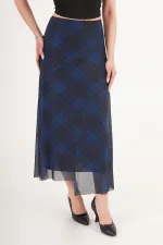 Jupe asymétrique à carreaux Saks Wholesale