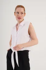 Kolsuz Model Pembe Çizgili Toptan Gömlek