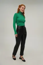 Boğazlı Fitil Detaylı Toptan Triko Benetton Kazak