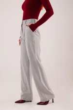 Premium Model Oturtmalı Toptan Gri Pantolon