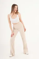 Yırtmaçlı Çan Paça Taş Toptan Pantolon