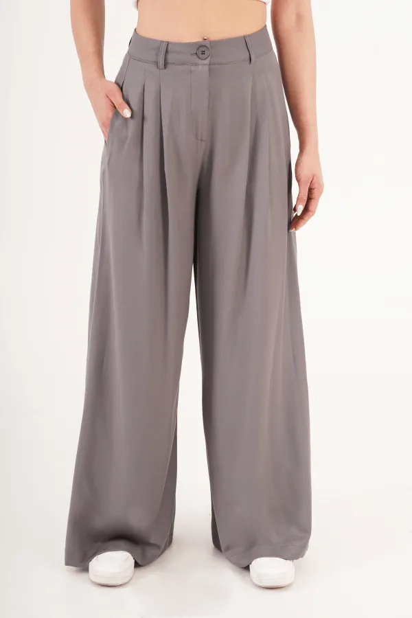 Piliseli Çift Cepli Salaş Toptan Vizon Pantolon