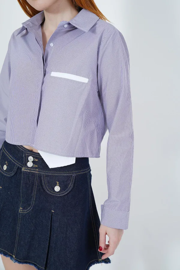 Cepcik Ve Düğme Detaylı Kot Toptan Etek