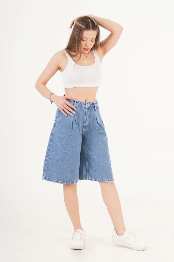 Jeans taille haute en gros