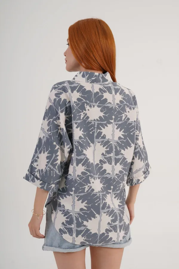 Desenli Toptan Füme Gömlek
