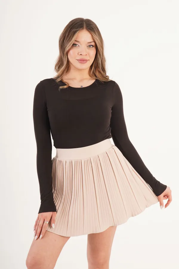 İçi Şortlu Beli Lastikli Toptan Taş Etek