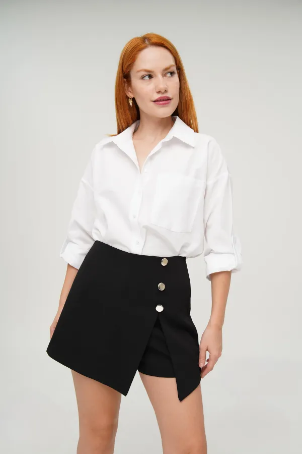 Tek Cepli Toptan Ekru Gömlek