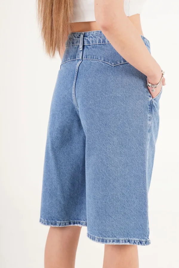 Jeans taille haute en gros
