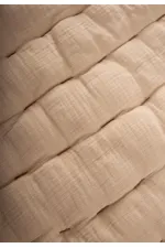 Muslin Leaf Baby Play Mat (Washed) Sand