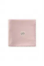 Çoban Dikişli Battaniye 93X100 Cm (+/- 3 Cm ) Pudra Pembe