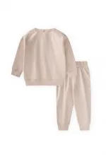 Reglan Kol Patlı Basıc Takım 1-8 Yaş Açık Bej