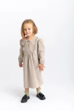 Daisy Tencel Dress 2-7 Years Beige