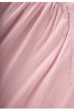 Robe à bretelles rose poudré pour enfant de 1 à 7 ans