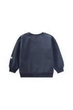 At Aplikeli Sweatshirt 1-6 Yaş Lacivert