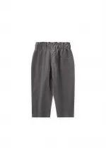 Kadife Boyfriend Pantolon 1-8 Yaş Gri