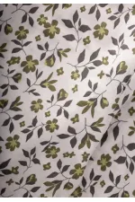 Desenli Kız Çocuk Pijama Takim 2-8 Yaş Ekru