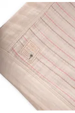 Couverture épaisse double couche à rayures, 85 x 90 cm