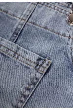 Gilet en jean bleu 2-7 ans