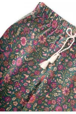 Patterned Viscose Harem Pants, Ages 2-10, Light Green