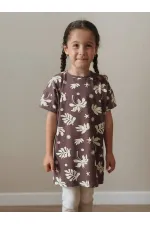 Tunic T-Shirt 4-12 Years Old Plum