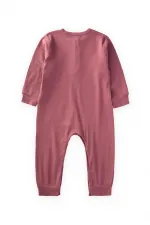 Ribbed Bodysuit with Cuffs, 0-3 Years, Fuchsia Ribbed Bodysuit with Cuffs, 0-3 Years, Fuchsia